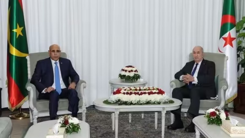 President Tebboune Congratulates Mohamed Ould Cheikh El-Ghazouani on His Re-election