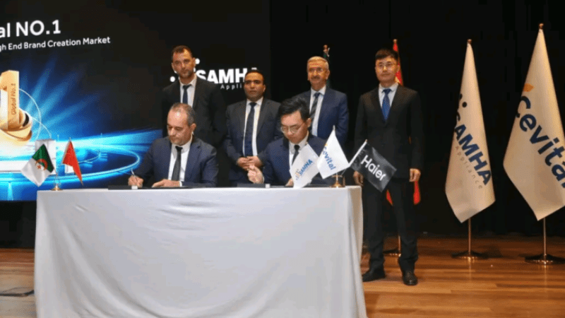 Samha, Haier Embark on Ambitious Home Appliance Production Project in Algeria