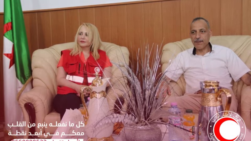 Algerian Red Crescent President Hamlaoui Undertakes Humanitarian Mission in Bouira Province: A Strategic Initiative to Support Education and Healthcare