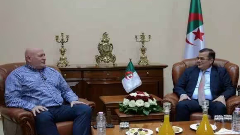 Algeria's Bentaleb Hosts ITF General Secretary to Discuss Labor and Social Protection