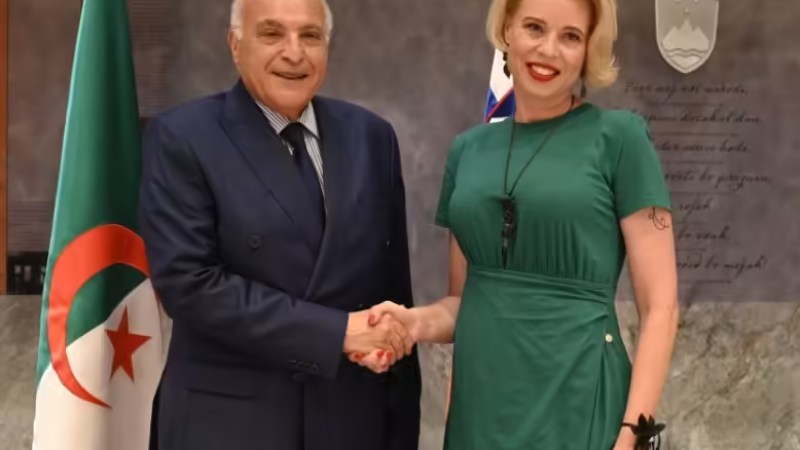 Algeria's FM Attaf Meets with Slovenian National Council President to Strengthen Bilateral Relations