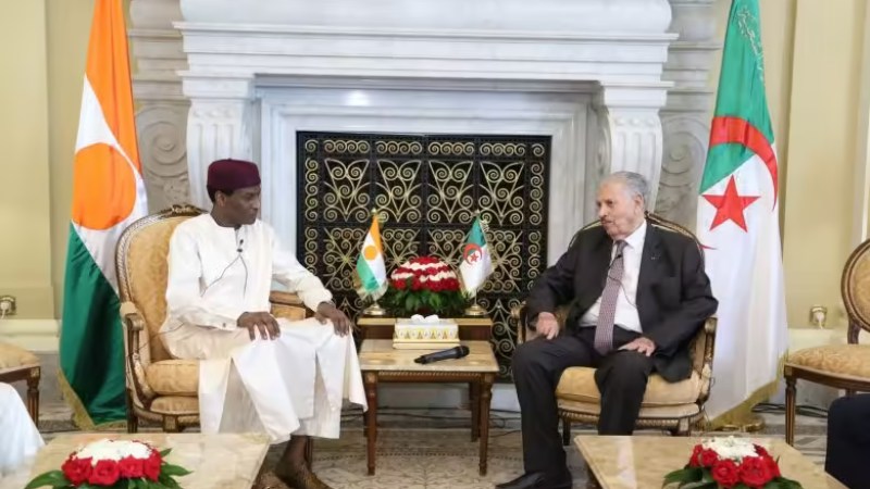Salah Goudjil, Lamine Zeine Ali Mahaman Discuss Strengthening Algeria-Niger Relations