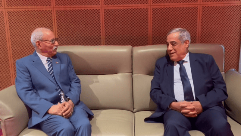 Algerian Premier Larbaoui, Sahrawi President Ghali Reaffirm Support for Sahrawi Self-Determination Amidst Recent French Maneuvers