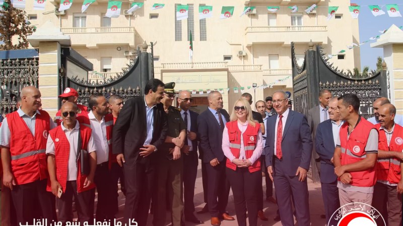 Algerian Red Crescent President Hamlaoui Leads Comprehensive Development Initiative in Tissemsilt: Strengthening Social Welfare, Education, and Infrastructure