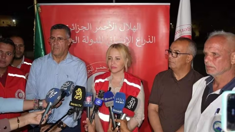 Algerian Red Crescent President Hamlaoui Leads Relief Efforts in Naâma Province: Urgent Assistance for Flood Victims and Commendation of Local Response
