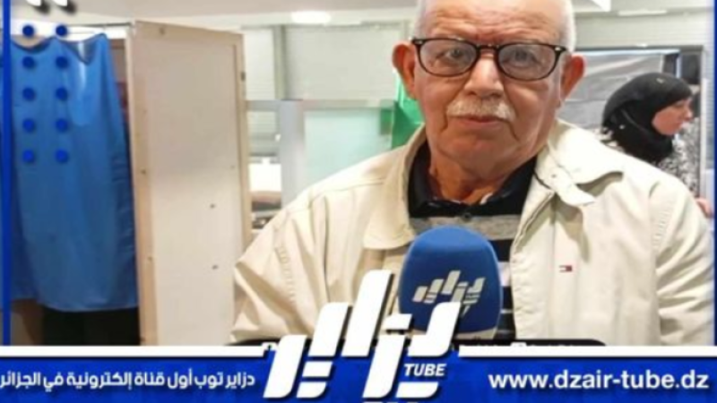 Rabah Saâdane Urges Algerians to Protect Their Country Amid Global Challenges After Casting His Vote