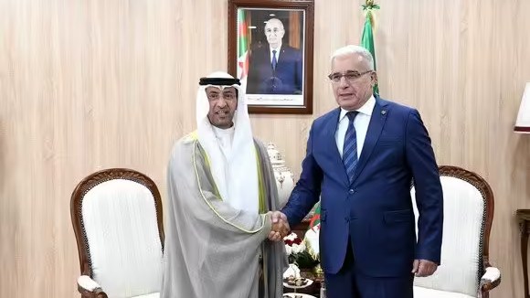 Algeria's Boughali Receives Kuwaiti Ambassador to Algeria