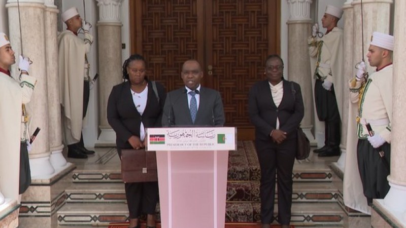 Kenyan Ambassador Kaluma Timothy Mcharo Celebrates Strong Ties with Algeria