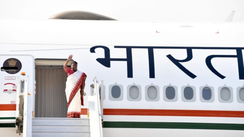 Indian President Droupadi Murmu Begins State Visit to Algeria