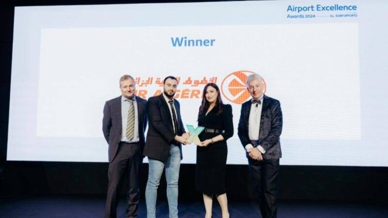 Air Algérie Honored with Dubai International Airport’s Prestigious Excellence Award