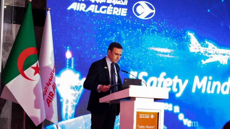 Air Algérie CEO Hamza Benhamouda Launches Inaugural Aviation Safety Day, Emphasizing a Culture of Safety Under the Theme "Safety Mindset"