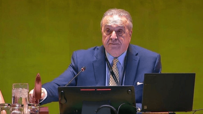 Amar Bendjama Presides Over UN General Assembly Meeting on Security Council Reform