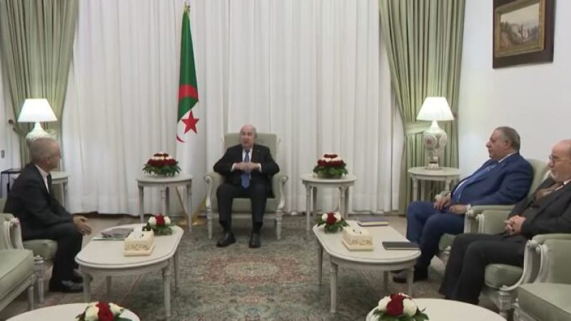President Abdelmadjid Tebboune Receives Archbishop of Algiers