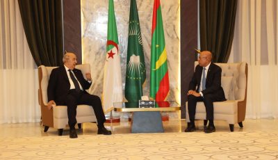 President Tebboune Holds One-on-One Talks with Mauritanian Counterpart to Strengthen Bilateral Ties