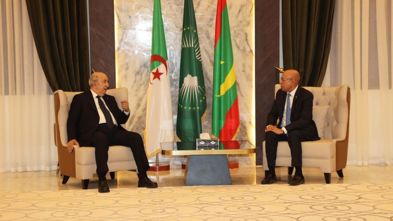 President Tebboune Holds One-on-One Talks with Mauritanian Counterpart to Strengthen Bilateral Ties