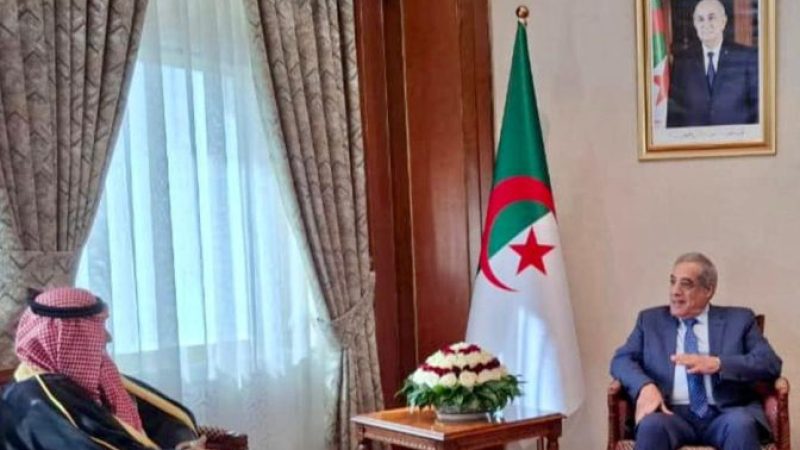 Prime Minister Nadir Larbaoui Meets Saudi Ambassador to Foster Bilateral Cooperation