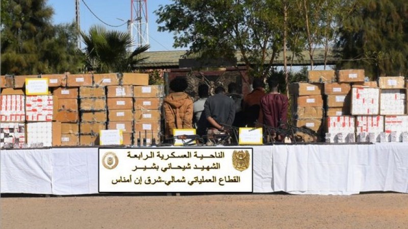 Major Narcotics Bust in In Amenas: Six Arrested and Large Cache of Arms Seized by Algerian Army