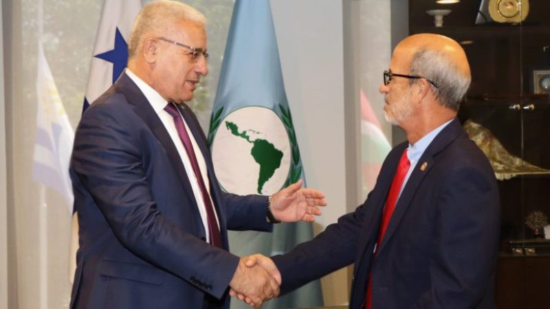 Strengthening Parliamentary Ties: Brahim Boughali’s Meeting with Parlatino President in Panama