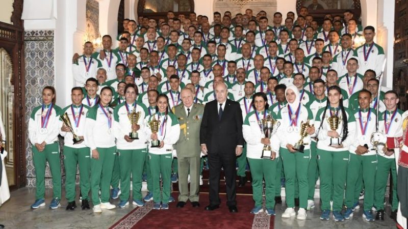 President Tebboune Honors Algeria's Military Sports Elites for Outstanding Achievement at the Military African Games