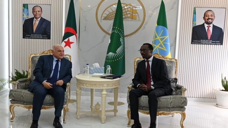 Algerian FM Attaf Meets Ethiopian Counterpart in Addis Ababa