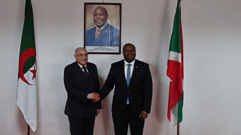 Algerian FM Attaf Holds Talks with Burundian Counterpart: Strengthening Bilateral Ties, Addressing Key Regional Issues