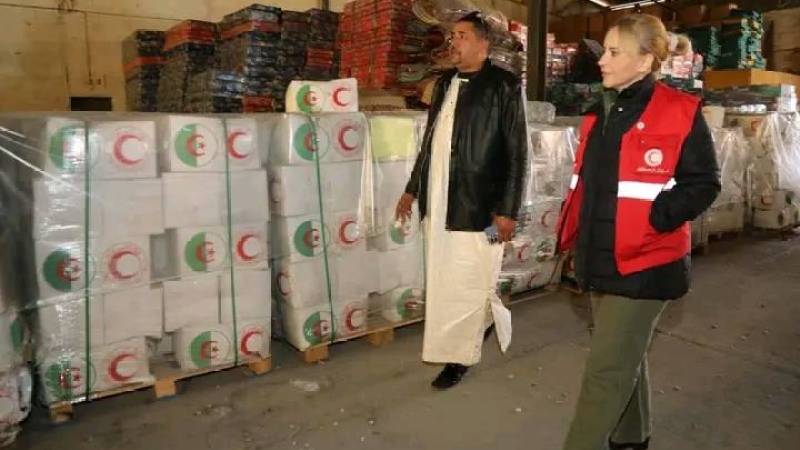 Algerian Red Crescent Prepares for Ramadan: Ibtissem Hamlaoui Inspects Food Stocks, Supports Vulnerable Communities