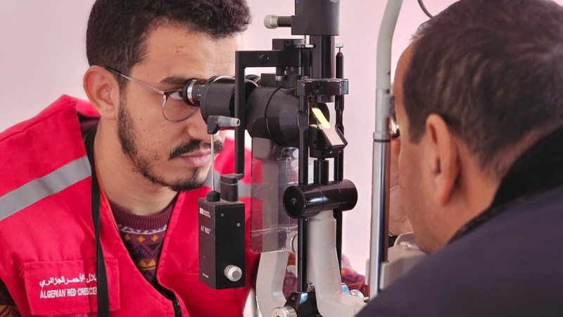 Algerian Red Crescent Launches Medical Solidarity Convoy in Bouira