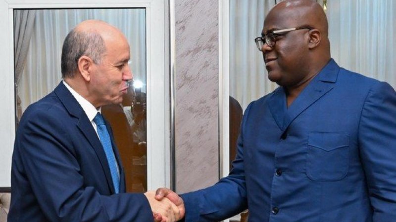 Algerian Envoy Abdelhak Saihi Meets with Congolese President Felix Tshisekedi to Strengthen Bilateral Ties
