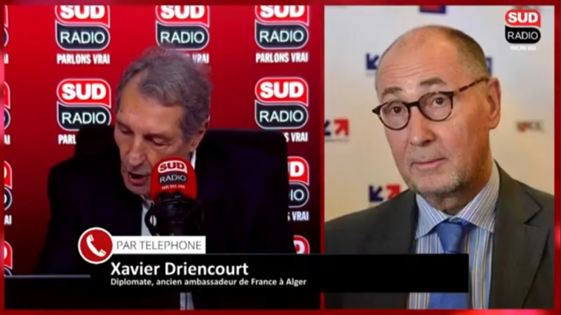 Xavier Driencourt: 'Algerians Only Understand Force… and Should Be Confronted with Displays of Power'