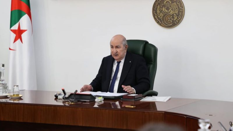 President Tebboune Chairs Council of Ministers Meeting