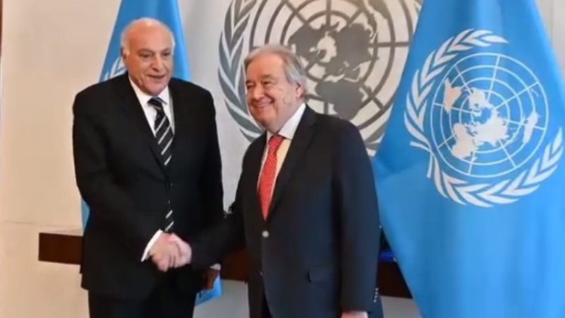 Algeria, United Nations Strengthen Global Cooperation: FM Attaf Holds Talks with UN Secretary-General Antonio Guterres