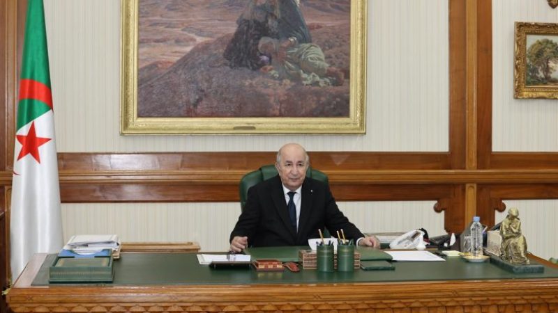 Algeria's Tebboune Announces Electoral Convocation for Partial Renewal of the Council of the Nation