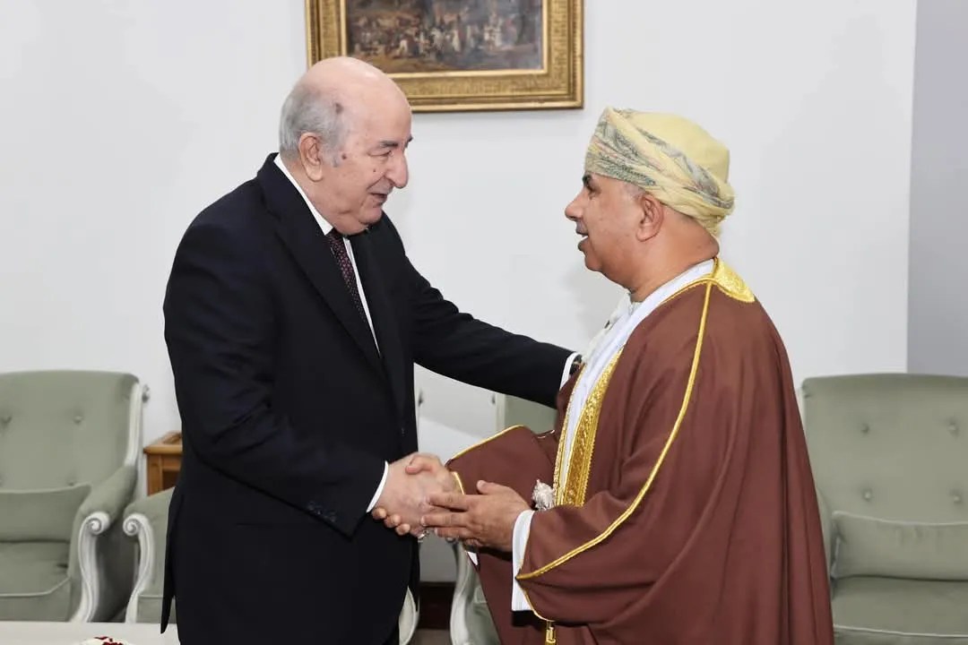 President Tebboune Receives Omani Investment Authority President to Bolster Bilateral Economic Cooperation
