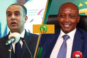 CAF President Patrice Motsepe Congratulates Walid Sadi on Re-Election as FAF President