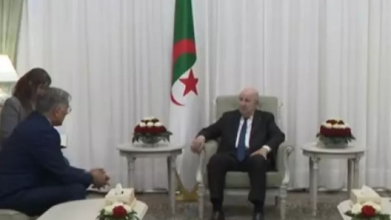 President Tebboune Bids Farewell to Venezuelan Ambassador Juan Bautista Arias Palacio