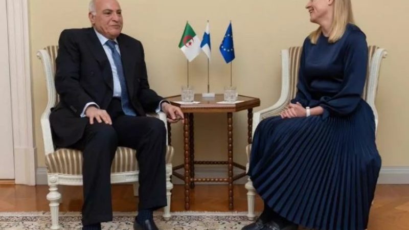 Algeria's FM Attaf, Finnish Counterpart Hold Strategic Talks in Helsinki