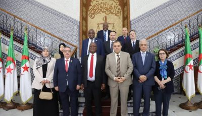 Algeria, Zimbabwe Strengthen Judicial Cooperation: Minister Lotfi Boudjemaa Receives Supreme Court Chief Justice Luke Malaba