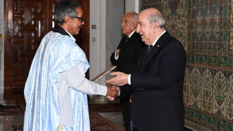 President Tebboune Receives Letters of Credence from Three Newly Appointed Ambassadors