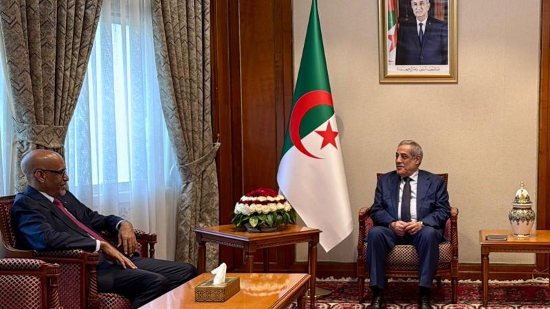 Prime Minister Nadir Larbaoui Receives Mauritanian Ambassador in Algiers