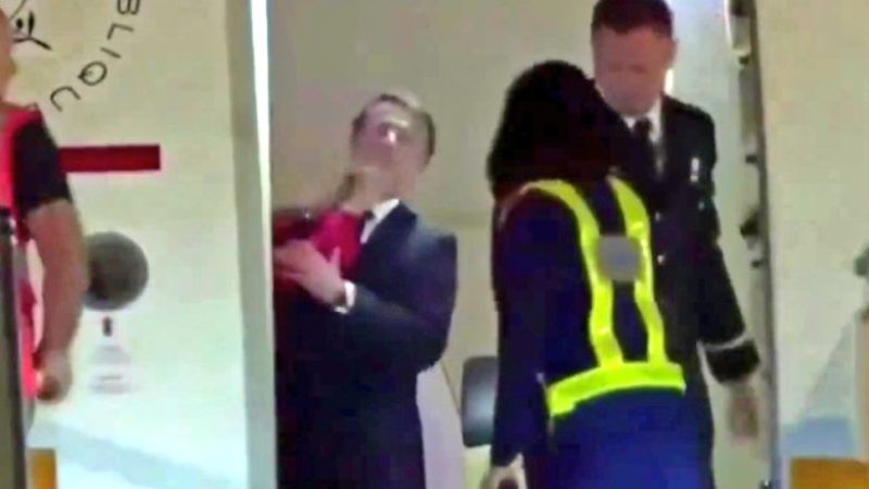 Macron Humiliated on Tarmac as Brigitte Strikes Him in Public