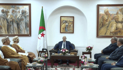 President Tebboune Receives Omani Minister of Commerce to Bolster Bilateral Economic Ties