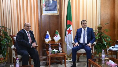 Arkab, OAPEC Secretary-General Discuss Arab Energy Future: Algeria Backs Deepened Cooperation in Hydrogen, Lithium, and Renewables