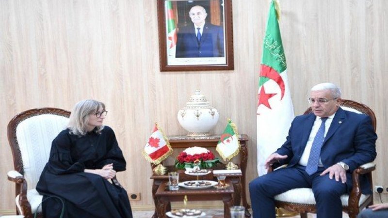 Algeria, Canada Reinforce Strategic Ties: Boughali Welcomes Canadian Ambassador to Discuss Bilateral Cooperation
