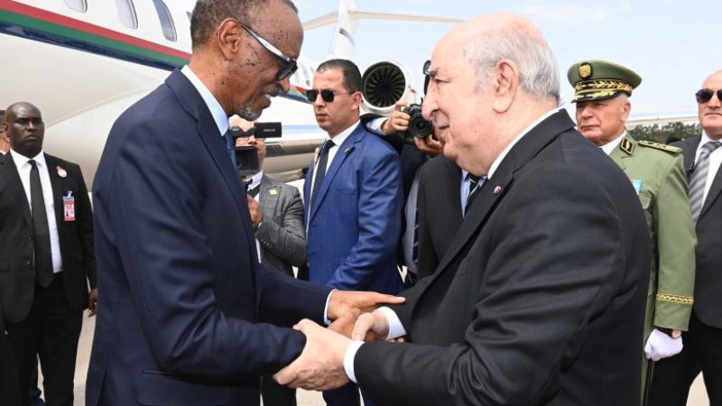 President Tebboune Welcomes President Kagame in Algiers — Rwandan Leader Pays Tribute at the Martyrs’ Monument
