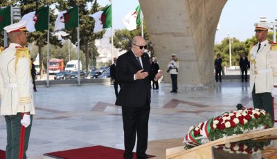 President Tebboune Pays Solemn Tribute to Algeria’s Liberation Martyrs