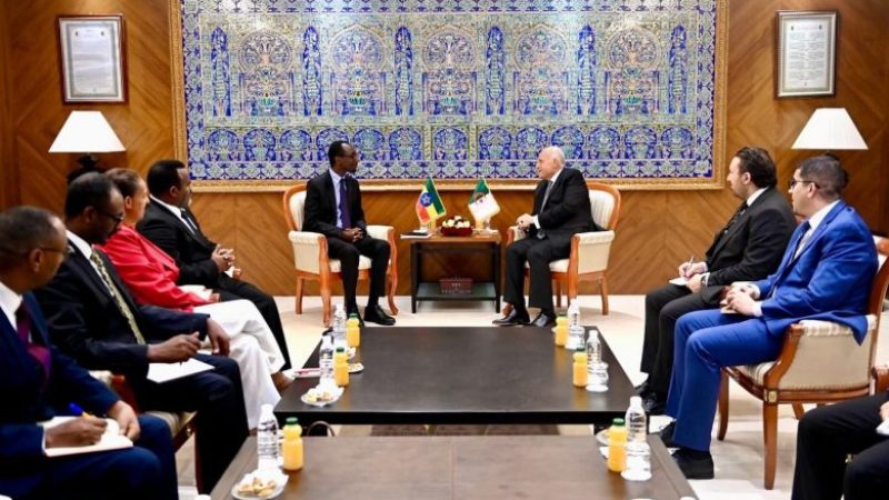 Attaf Receives Ethiopian Counterpart to Boost Bilateral Ties and Address African Challenges