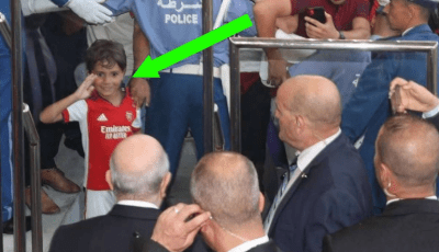 A Child’s Salute, A Nation’s Heartbeat: President Tebboune Receives Gesture of Loyalty Amid USMA Victory