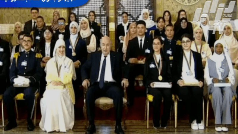 President Tebboune Honors Top Achievers in Baccalaureate and Middle School Examinations at State Ceremony