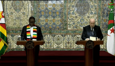President Tebboune, Zimbabwe’s Mnangagwa Forge a New Chapter in African Solidarity: Towards an Institutionalized Economic and Political Alliance
