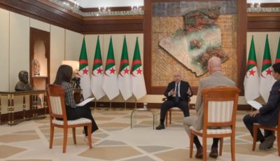President Tebboune Grants Exclusive Interview to National Media Outlets
